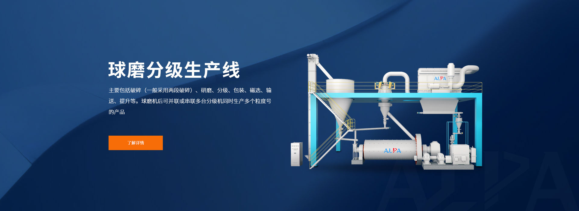 球磨分級生產線